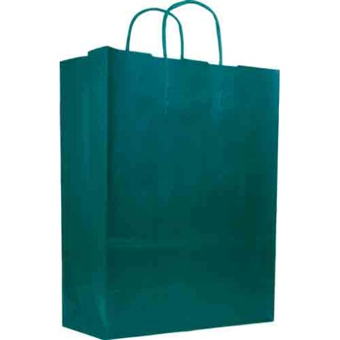 Shopper Monocolore Verde 45x15x50 25 pz.