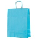 Shopper Monocolore Azzurro 18x07x24 25 pz.