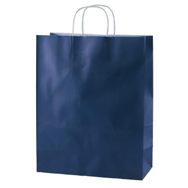 Shopper Monocolore Blu 14x09x20 25 pz.