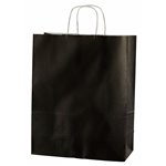 Shopper Monocolore Nero 18x08x24 25 pz.