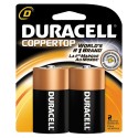 Pile Duracell Alcaline Plus Torcia D 2 pz.