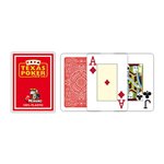 Carte da Gioco Modiano Texas Poker 2 Jumbo Rosso