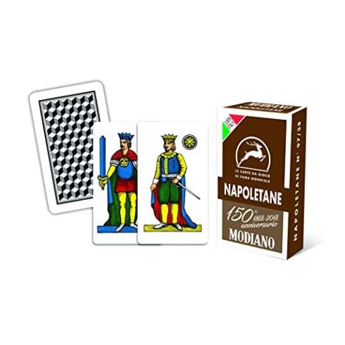 Carte da Gioco Modiano Napoletane 150° Marrone