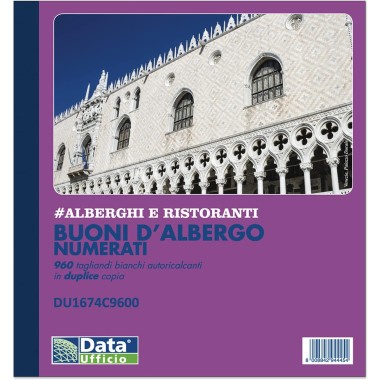 DU Blocco Buoni Albergo 960 tagl. aut. 21x19