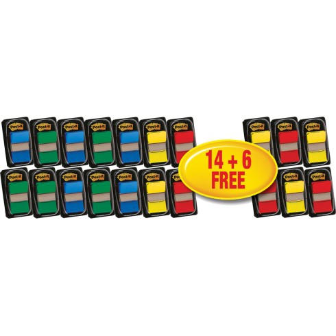 Post-it 3M Index 680  Promo Pack 14+6 Free