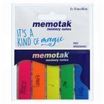 Segnapagina Memotak 12x45 25 ff x 5 colori