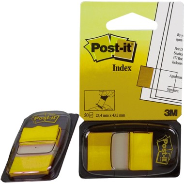 Post-it 3M Index 680- 5  Giallo