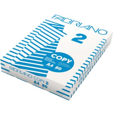 Carta Fotocopie Fabriano Copy 2 80 gr. A4 500 ff