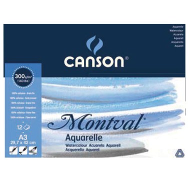 Blocchi Canson Montval 12 ff 300 gr. 29