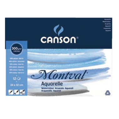 Blocchi Canson Montval 12 ff 300 gr. 24x32