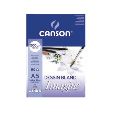 Blocchi Canson Imagine Bianchi 50 ff 200 gr. A5