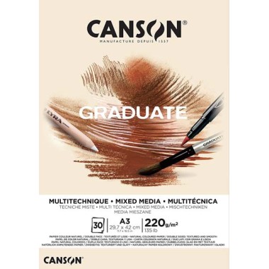 Blocchi Canson Graduate Mix 369 A3 30F 220 gr