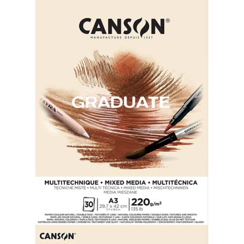 Blocchi Canson Graduate Mix 369 A3 30F 220 gr