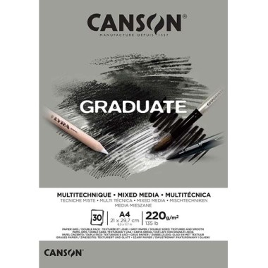 Blocchi Canson Graduate Mix 371 A4 30F 220 gr.