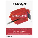 Blocchi Canson Graduate Oil Acrylic A5 20F 290 gr.
