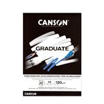 Blocchi Canson Graduate Black A5 20F 120 gr.