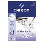 Blocchi Canson Imagine Bianchi 50 ff 200 gr. A3