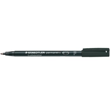 Pennarelli Lumocolor Staedtler 318 F Nero 10 pz.