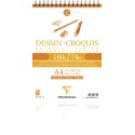 Blocchi Claire Fontaine Dessin Croquis A4 35 F 160G
