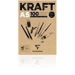 Blocchi Claire Fontaine Kraft A5 100 F 90G