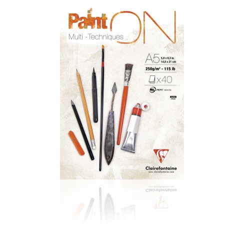 Blocchi Claire Fontaine Paint On B.co A5 40 F 250G