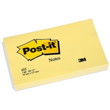 Post-it 3M  655 76x127 12 pz.