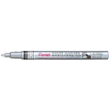 Marker Pentel Paint Vernice MMP10 Silver 12 pz.