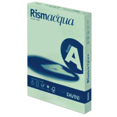 Carta Rismacqua gr. 90 A4 300 ff Verde Chiaro 09