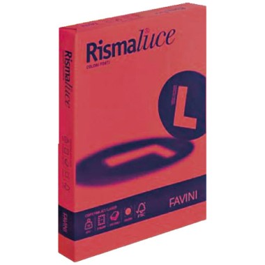 Carta Rismaluce gr. 90 A4 300 ff Scarlatto 61