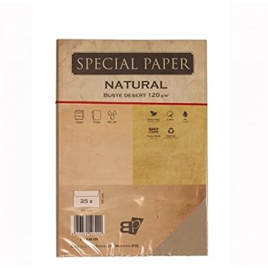 Buste Bapi Natural Desert 16x23 120 gr. 25 pz.