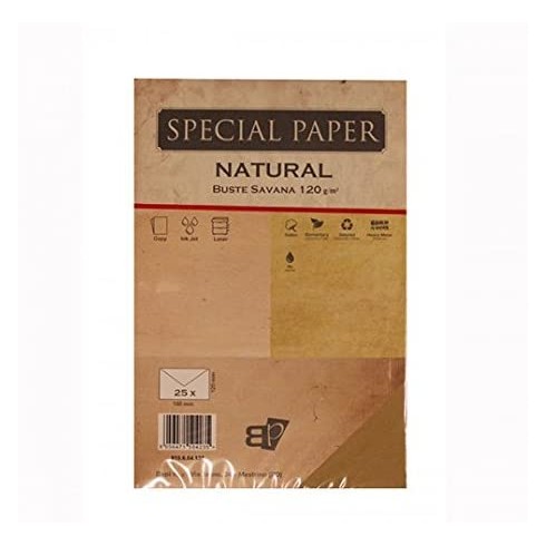 Buste Bapi Natural Savana 12x18 120 gr. 25 pz.