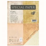 Carta Bapi Flora Avorio A4 130 gr. 25 ff