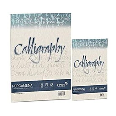 Carta Calligraphy Pergamena  90 gr. 50 ff Perla