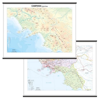 Carte Geografiche Murali Tigullio Campania