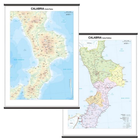 Carte Geografiche Murali Tigullio Calabria