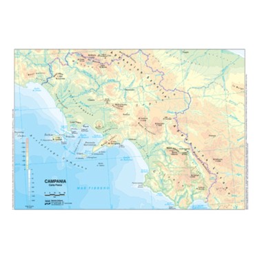 Cartine Geografiche A3 F/P Campania 20 pz.