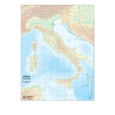 Cartine Geografiche A3 Mute Italia 20 pz.