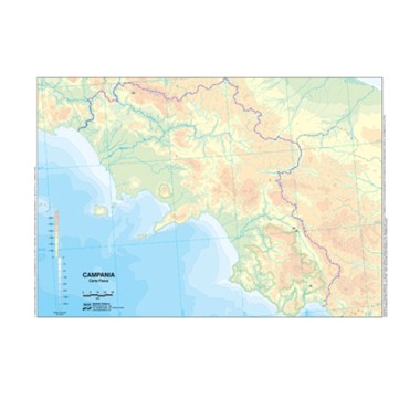 Cartine Geografiche A3 Mute Campania 20 pz.