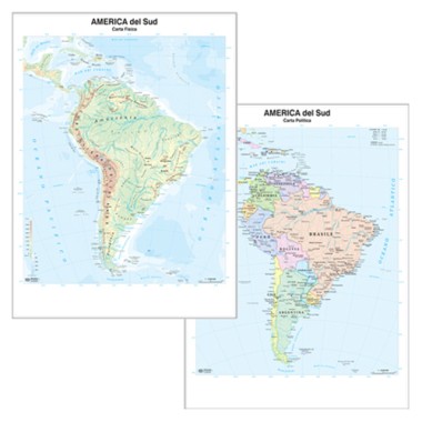 Carte Geografiche Murali Belletti America S.