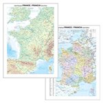 Carte Geografiche Murali Belletti Francia