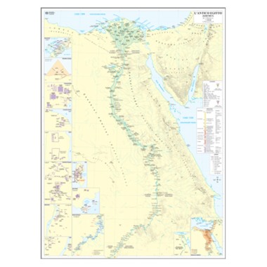 Carte Geografiche Murali Storia Antico Egitto