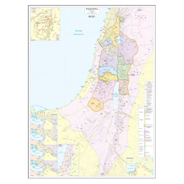 Carte Geografiche Murali Storia Palestina