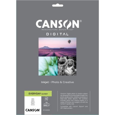 Carta Canson Foto gr. 200 A4 15 ff Glossy C33300S000