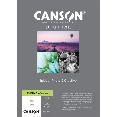 Carta Canson Foto gr. 200 A4 50 ff Glossy C33300S001