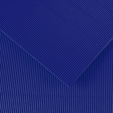 Cartoncino Ondulato 10 ff. 50x70 Blu Scuro