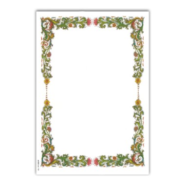 Diplomi 17x24 n.4 Cornice Solo fiori