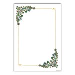 Diplomi 21x29 n.3 Cornice angoli con fiori