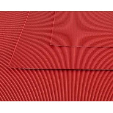 Cartoncino Ondulato Canson 10 ff 50x70 Rosso Vivo