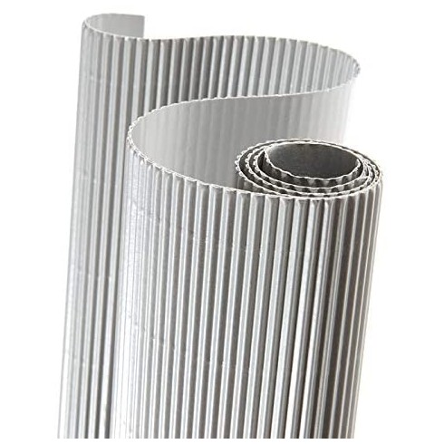 Cartoncino Ondulato Canson Rot. 50x70 Argento