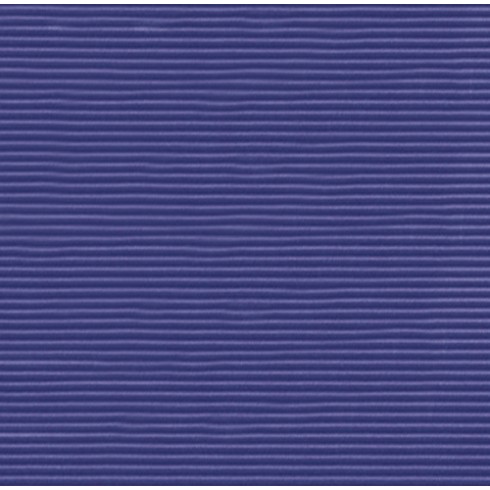 Cartoncino Ondulato 10 ff. Metal 50x70 Blu